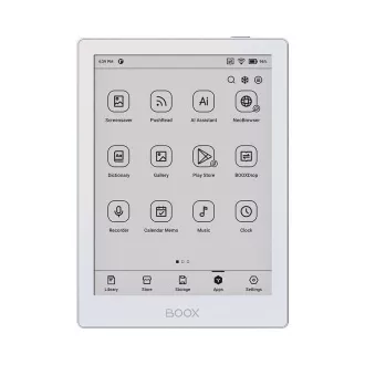 Carte electronică ONYX BOOX GO 6, albă, 6" Carta 1300, 32GB, Bluetooth, Android 11, ecran E-ink
