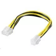 PREMIUMCORD Reducere putere 8 pini/sursă femela la P4 4pin/mascul