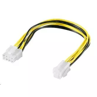PREMIUMCORD Reducere putere 8 pini/sursă femela la P4 4pin/mascul
