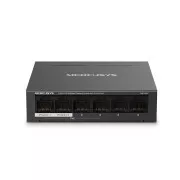 Comutator MERCUSYS MS106LP (6x100Mb/s, 4xPoE+, 40W, fără ventilator)