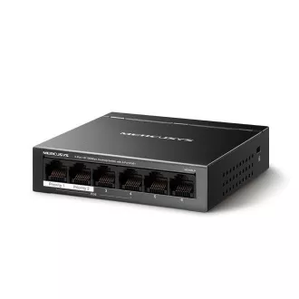 Comutator MERCUSYS MS106LP (6x100Mb/s, 4xPoE+, 40W, fără ventilator)