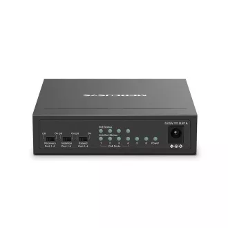 Comutator MERCUSYS MS106LP (6x100Mb/s, 4xPoE+, 40W, fără ventilator)