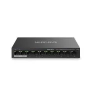 Comutator MERCUSYS MS110P (10x100Mb/s, 8xPoE+, 65W, fără ventilator)