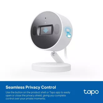 Cameră pentru casă/interioară TP-Link Tapo C125 (4MP, 2K QHD 1440p, WiFi, IR 10m, microSD)