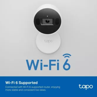 Cameră pentru casă/interioară TP-Link Tapo C125 (4MP, 2K QHD 1440p, WiFi, IR 10m, microSD)