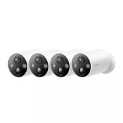 TP-Link Tapo C425 set 4x camere de exterior C425 (4MP, 2K QHD, 1440p, IR 15m, WiFi, card micro SD, IP66)