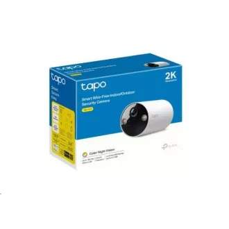 Cameră de exterior TP-Link Tapo C410 (3MP, 2K QHD, 1296p, IR 9m, WiFi, card micro SD, IP65)