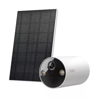 Cameră de exterior TP-Link Tapo C410 KIT, panou solar (3MP, 2K QHD, 1296p, IR 9m, WiFi, card micro SD, IP65)