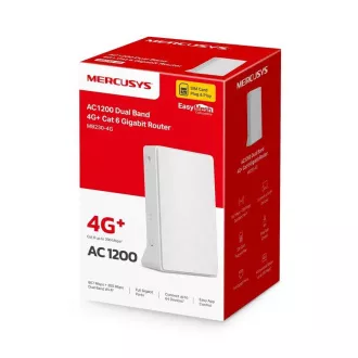 Router Mercusys MB230-4G WiFi5 (AC1200, 4G LTE Cat6, 2,4GHz/5GHz, 1xGbE LAN/WAN, 1xGbE LAN, 1xnanoSIM)