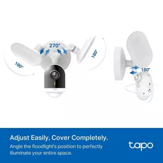 Cameră de exterior TP-Link Tapo C720 cu reflectoare (4MP, 2K QHD, 1440p, IR 30m, WiFi, microSDcard, IP65)