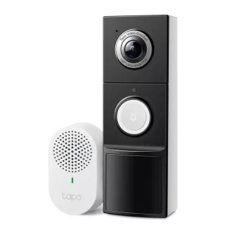 Sonerie video inteligentă TP-Link Tapo D235 (5MP, 2K, WiFi, IR 10m, microSD)