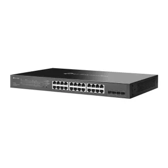 Comutator TP-Link OMADA SG2428LP (24xGbE, 4xSFP, 16xPoE+, 150W, fără ventilator)