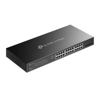 Comutator TP-Link OMADA SG2428LP (24xGbE, 4xSFP, 16xPoE+, 150W, fără ventilator)
