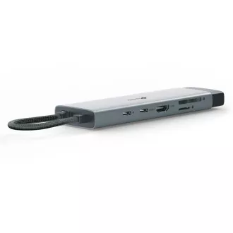 Hub USB-C TP-Link UH9120C 9 în 1 (3xUSB 3.2Gen1, 1xUSB-C 3.2Gen1, 1xGbE, 1xHDMI, 1xSD, 1xmicroSD, PD 100W)