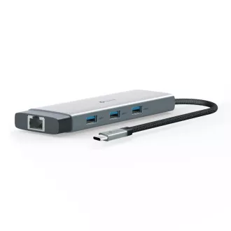 Hub USB-C TP-Link UH9120C 9 în 1 (3xUSB 3.2Gen1, 1xUSB-C 3.2Gen1, 1xGbE, 1xHDMI, 1xSD, 1xmicroSD, PD 100W)