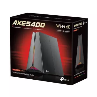 Router TP-Link Archer GXE75 EasyMesh WiFi6E (AXE5400, 2.4GHz/5GHz/6GHz, 1x2, 5GbELAN/WAN, 1xGbELAN/WAN, 3xGbELAN, 1xUSB3.0)