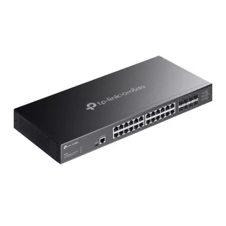 Comutator TP-Link OMADA SX3832 (24x10GbE, 8xSFP+, 1xconsolă, 1xUSB-C)