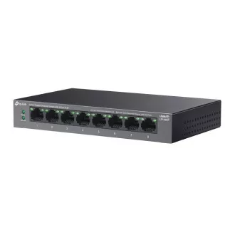 Comutator TP-Link LiteWave LS108GP (8xGbE, 8xPoE+, 62W, fără ventilator)