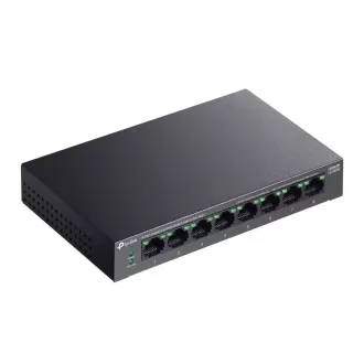 Comutator TP-Link LiteWave LS108GP (8xGbE, 8xPoE+, 62W, fără ventilator)