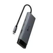 Hub USB-C TP-Link UH7020C 7 în 1 (2x USB 3.2 Gen 1, 1xUSB-C 3.2 Gen 1, 1xHDMI, 1xSD, 1xmicroSD, PD 100W)