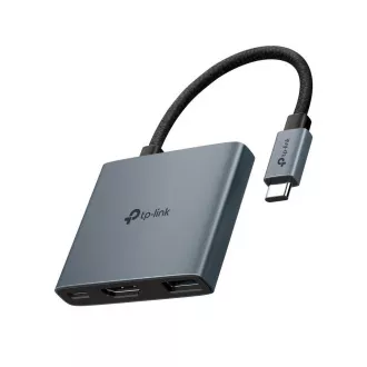 Hub USB-C TP-Link UH3020C 3 în 1 (1xUSB 3.2Gen1, 1xUSB-C 3.2Gen1, 1xHDMI, PD 100W)