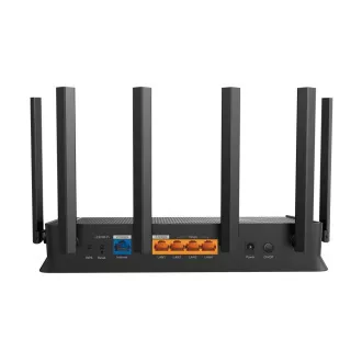 Router TP-Link Archer BE400 EasyMesh WiFi7 (BE6500, 2 porturi, 4GHz/5GHz, 1x2, 5GbEWAN, 1x2, 5GbELAN, 3xGbELAN, 1xUSB3.0)