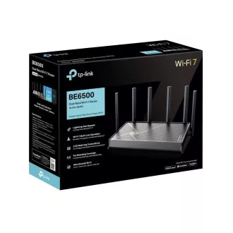 Router TP-Link Archer BE400 EasyMesh WiFi7 (BE6500, 2 porturi, 4GHz/5GHz, 1x2, 5GbEWAN, 1x2, 5GbELAN, 3xGbELAN, 1xUSB3.0)