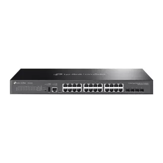 Comutator TP-Link OMADA SG5428X (24xGbE, 4xSFP+, 1xUSB2.0, 2xConsole, fără ventilator)