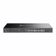 Comutator TP-Link OMADA ES220GMP (16xGbE, 2xGbE/SFP combinat, 16xPoE+, 250W)