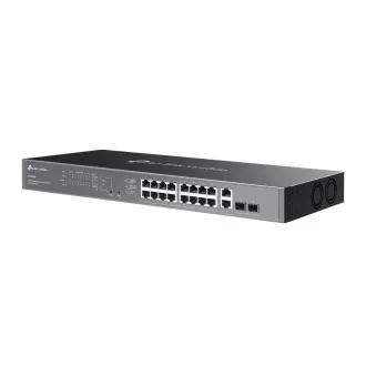 Comutator TP-Link OMADA ES220GMP (16xGbE, 2xGbE/SFP combinat, 16xPoE+, 250W)
