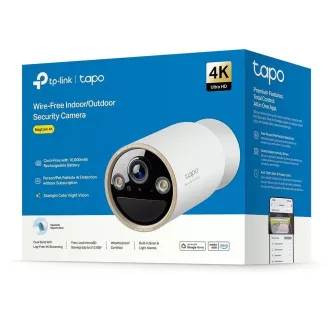 Cameră de exterior TP-Link Tapo C460 (8MP, 4K, 2160p, IR 15m, WiFi, card micro SD, IP66) Cameră de exterior TP-Link Tapo C460 (8MP, 4K, 2160p, IR 15m, WiFi, card micro SD, IP66)