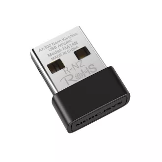 Adaptor nano USB MERCUSYS MA14N WiFi6 (AX300, 2.4GHz, USB2.0)