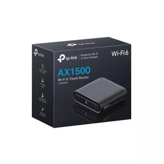 Router portabil WiFi6 TP-Link TL-WR1502X (AX1500, 2.4GHz/5GHz, 1xGbE WAN, 1xGbE LAN, 4G LTE, 1xUSB2.0)
