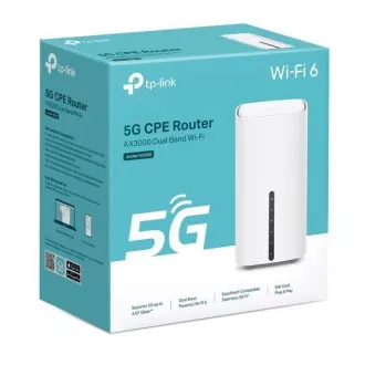 Router TP-Link Archer NX500 EasyMesh WiFi6 5G, 4G LTE (AX3000, 2.4GHz/5GHz, 2xGbELAN, 1xGbELAN/WAN, 5G, 4G LTE, 1xnanoSIM)