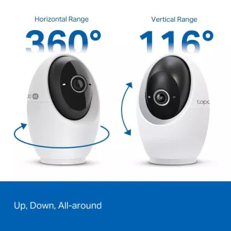 Cameră de supraveghere video TP-Link Tapo C260 pentru interior (8MP, 4K 2160p, IR 12m, WiFi, card micro SD)