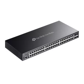 Switch TP-Link OMADA SG5452X (48xGbE, 4xSFP+, 1xUSB2.0, 2xConsole, fără ventilator)