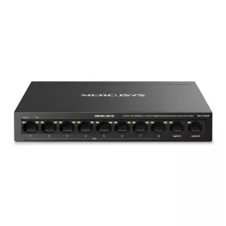 Comutator MERCUSYS MS110CMP (10x100Mb/s, 8xPoE+, 115W, fără ventilator)
