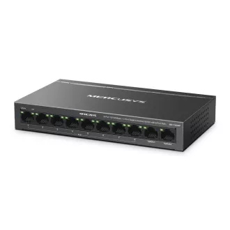 Comutator MERCUSYS MS110CMP (10x100Mb/s, 8xPoE+, 115W, fără ventilator)
