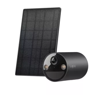 Cameră de supraveghere video TP-Link Tapo C411 KIT, panou solar (3MP, 2K QHD, 1296p, IR 9m, WiFi, card micro SD, IP65)