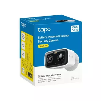 Cameră de exterior TP-Link Tapo C400 (2MP, FullHD, 1080p, IR 10m, WiFi, card micro SD, IP65) Cameră de exterior TP-Link Tapo C400 (2MP, FullHD, 1080p, IR 10m, WiFi, card micro SD, IP65)