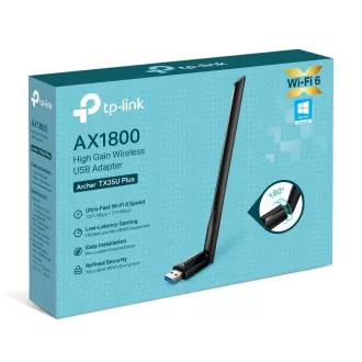 Adaptor USB TP-Link Archer TX35U Plus WiFi6 (AX1800, 2.4GHz/5GHz, USB3.0)