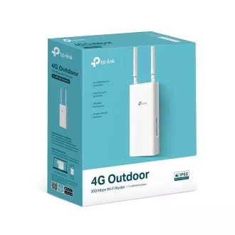 Router WiiFi4 LTE pentru exterior TP-Link TL-MR100 (N300, 4G LTE, 2.4GHz, 1xLAN 100Mb/s, 1xLAN/WAN 100Mb/s, 1xnanoSIM)