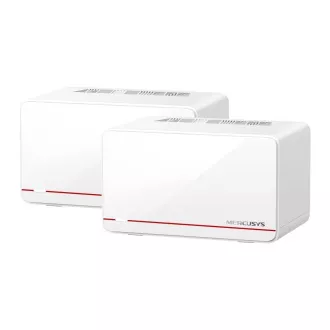 MERCUSYS Halo H37BE (pachet de 2) WiFi7 Mesh (BE6500, 2.4GHz/5GHz, 2x2, 5GbELAN/WAN, 1xGbELAN/WAN)