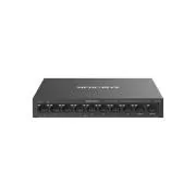 Comutator MERCUSYS MS110CP (8x100Mb/s, 2xGbE, 8xPoE+, 65W, fără ventilator)