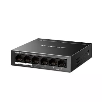 Comutator MERCUSYS MS106P (6x100Mb/s, 4xPoE+, 67W, fără ventilator)