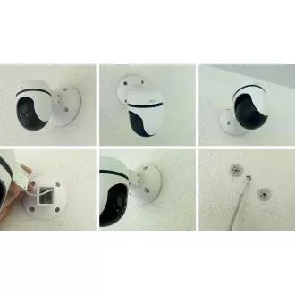 Suport TP-LINK pentru camere Tapo C500/C510W/C520WS/C530WS pentru montare pe șuruburi de polistiren, alb cu capac de cablu (1 buc.) Suport TP-LINK pentru camere Tapo C500/C510W/C520WS/C530WS pentru montare pe șuruburi de polistiren, alb cu capac de cablu (1 buc.)