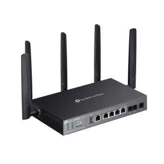 Gateway TP-Link DR3650v-4G OMADA ADSL/VDSL/4GLTE (AX3000, 2xFXS, 1xDSL, 2.4GHz/5GHz, 1xGbELAN/WAN, 4xGbE, 1xUSB3.0, 2xnanoSIM)