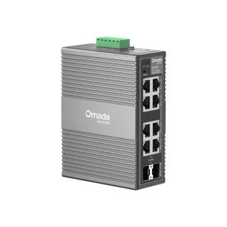 Switch industrial TP-Link OMADA IES208G (combo 6xGbE, 2xGbE/SFP, DIN, IP40, fără ventilator)