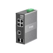 Switch industrial TP-Link OMADA IES206G (4xGbE, 1xGbE/SFPcombo, 1xSFP, DIN, IP40, fără ventilator)