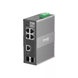 Switch industrial TP-Link OMADA IES206G (4xGbE, 1xGbE/SFPcombo, 1xSFP, DIN, IP40, fără ventilator)